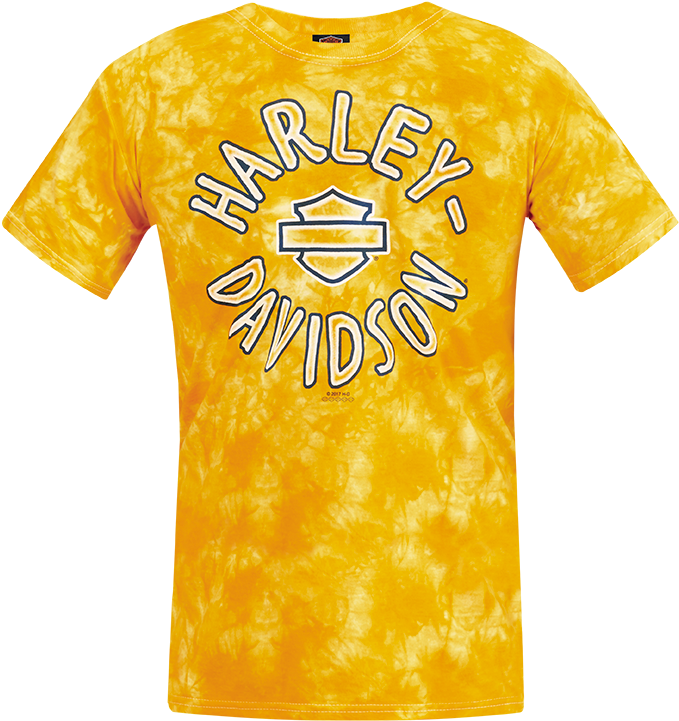 Harley Davidson® Youth Yellow Splash T Shirt •buffalo - Colt 45 Beer Shirt (720x720), Png Download