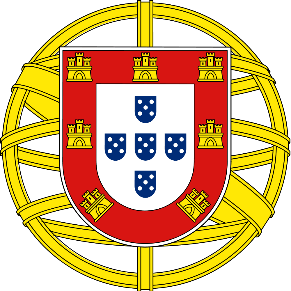240 × 240 Pixels - Portugal Flag Coat Of Arms (600x600), Png Download