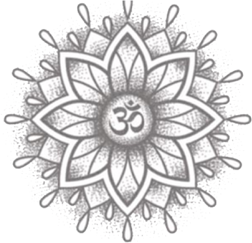 Mandala Tattoos Png Transparent Images - Tattoo Design Mandala Om (640x480), Png Download