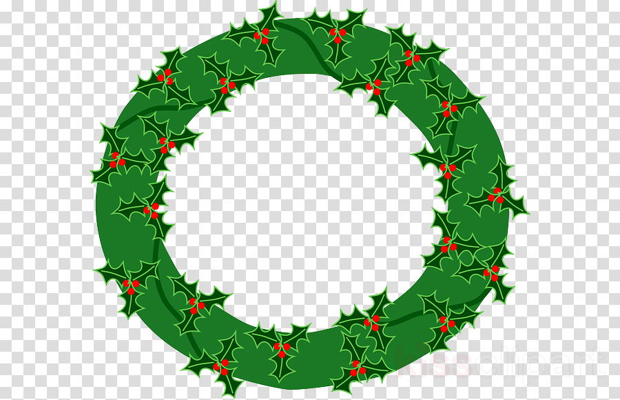 Evergreen Wreath Png Clipart Wreath Christmas Decoration - Cocker Spaniel Oval Ornament (900x580), Png Download