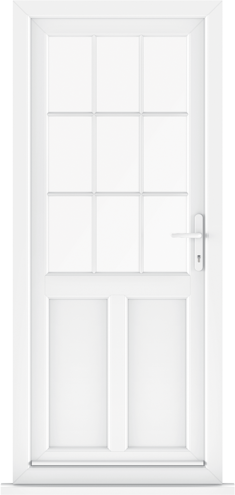 Upvc Back Door Thames Valley - Home Door (3000x2000), Png Download