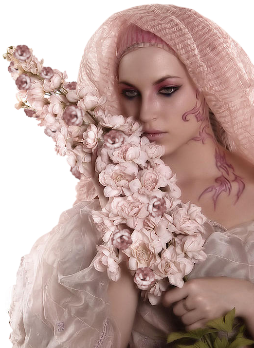 Tubes Femmes En Rose Png, Suite - Tube Femme En Rose Png (522x714), Png Download