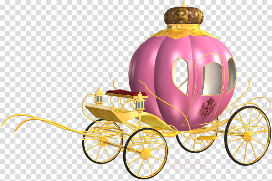 Cinderella Carriage Png Clipart Cinderella Clip Art - Cinderella's Pumpkin Carriage 3d (900x600), Png Download