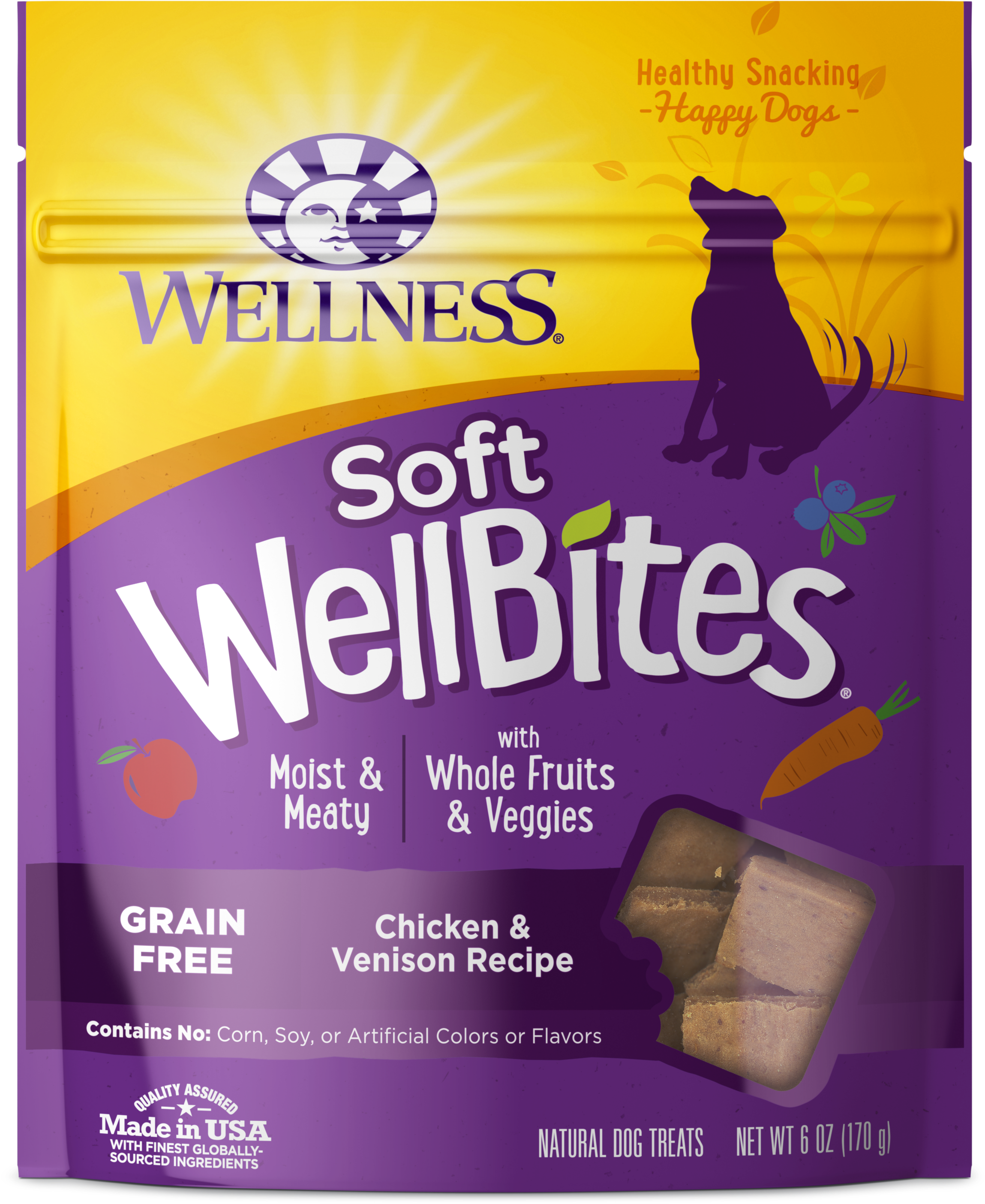 Wellness Wellbites Chicken & Venison - Wellness Soft Dog Treats (5000x5000), Png Download