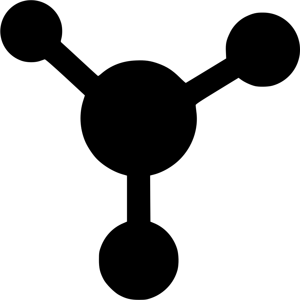 Png File Svg - Molecule (981x980), Png Download