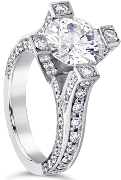 Constantine Crown - Engagement Ring (600x600), Png Download