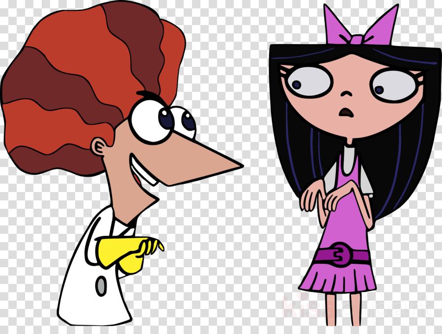 Phineas And Ferb Mad Scientist Clipart Isabella Garcia-shapiro - Isabella Garcia Shapiro Smiles (900x680), Png Download