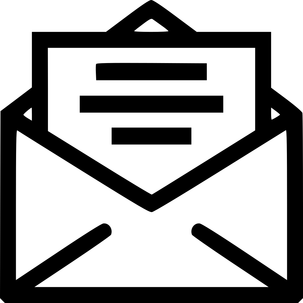 Png File - Receive Letter Icon (980x980), Png Download