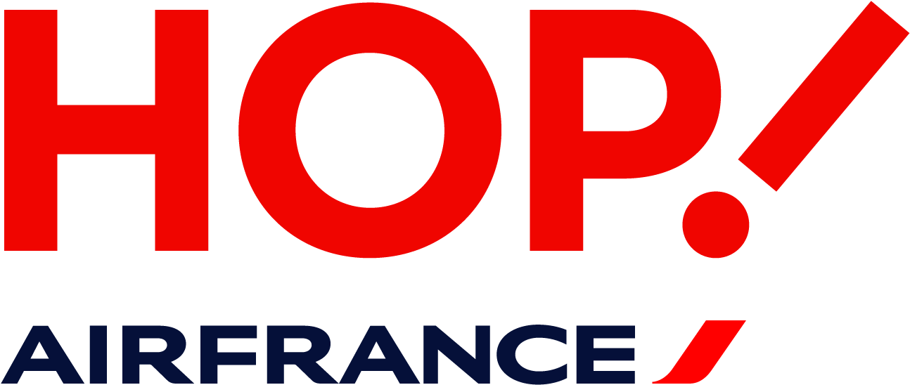 Book A Flight - Air France Hop Logo (1298x576), Png Download