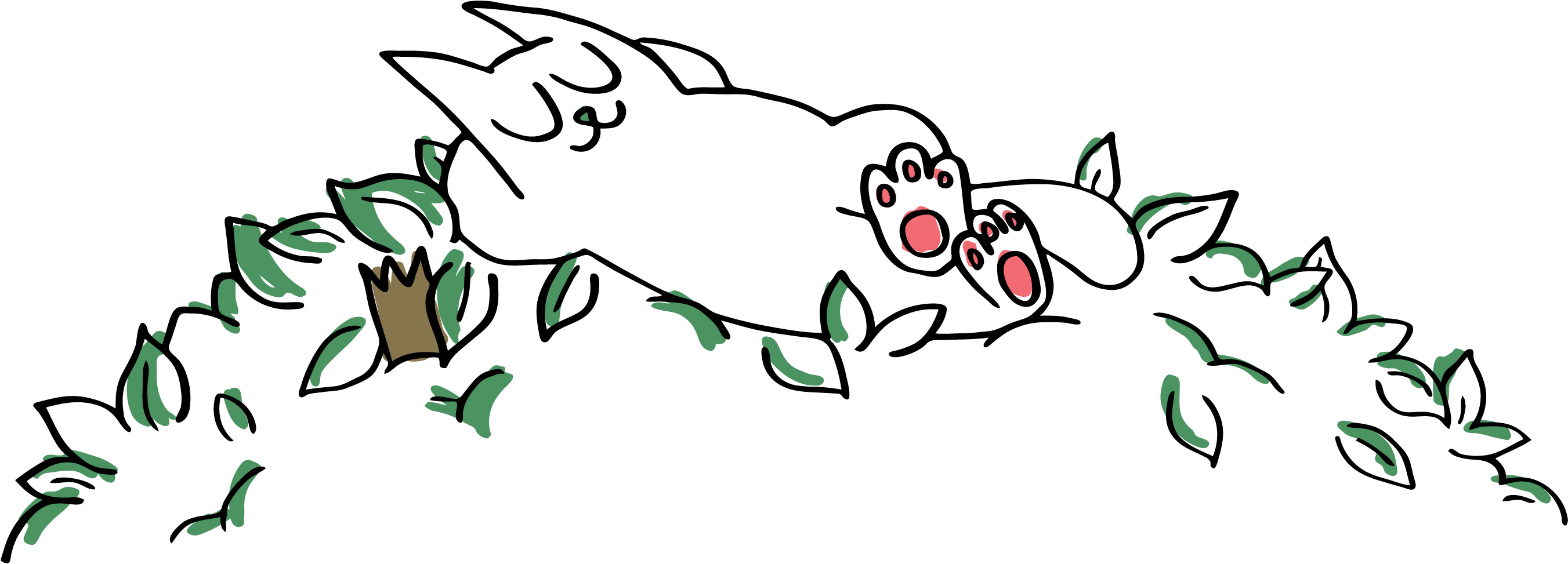 View Products - Schlafendes Kätzchen (2718x987), Png Download