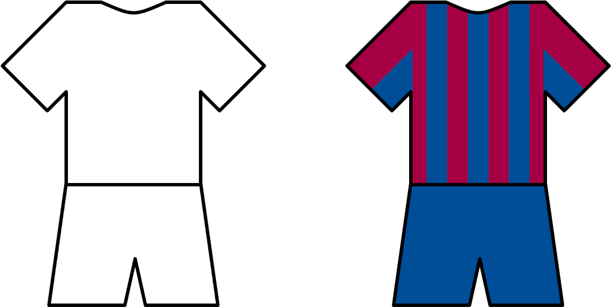 Realmadr#barcelona - Draw Real Madrid Shirt (1400x625), Png Download