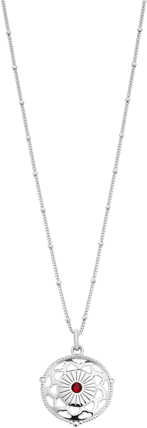 Filigree Travel Coin Necklace - Necklace (939x1024), Png Download