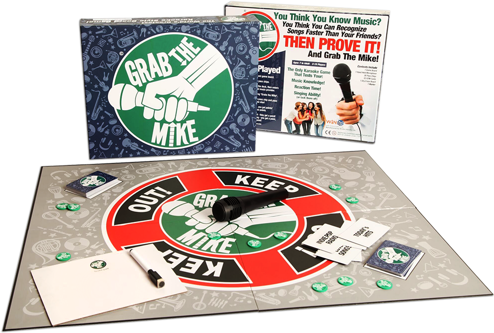 Grab The Mike Karaoke Game - Poker Set (1024x686), Png Download