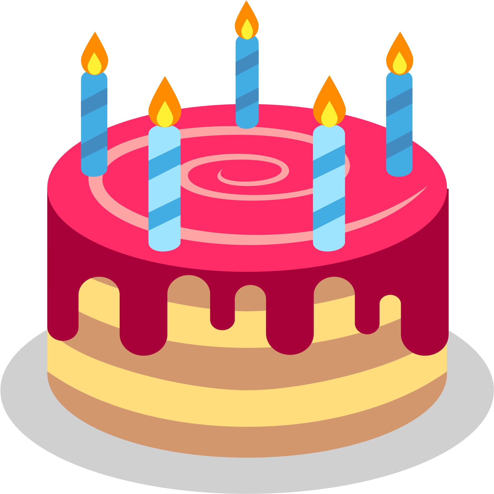 Open - Happy Birthday Gif (2000x2000), Png Download