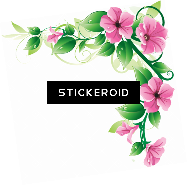 Wedding Border - Hd Png Flowers Border (720x710), Png Download