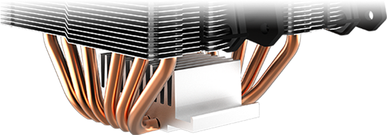 More Heatpipes - Heat Pipe (1300x498), Png Download