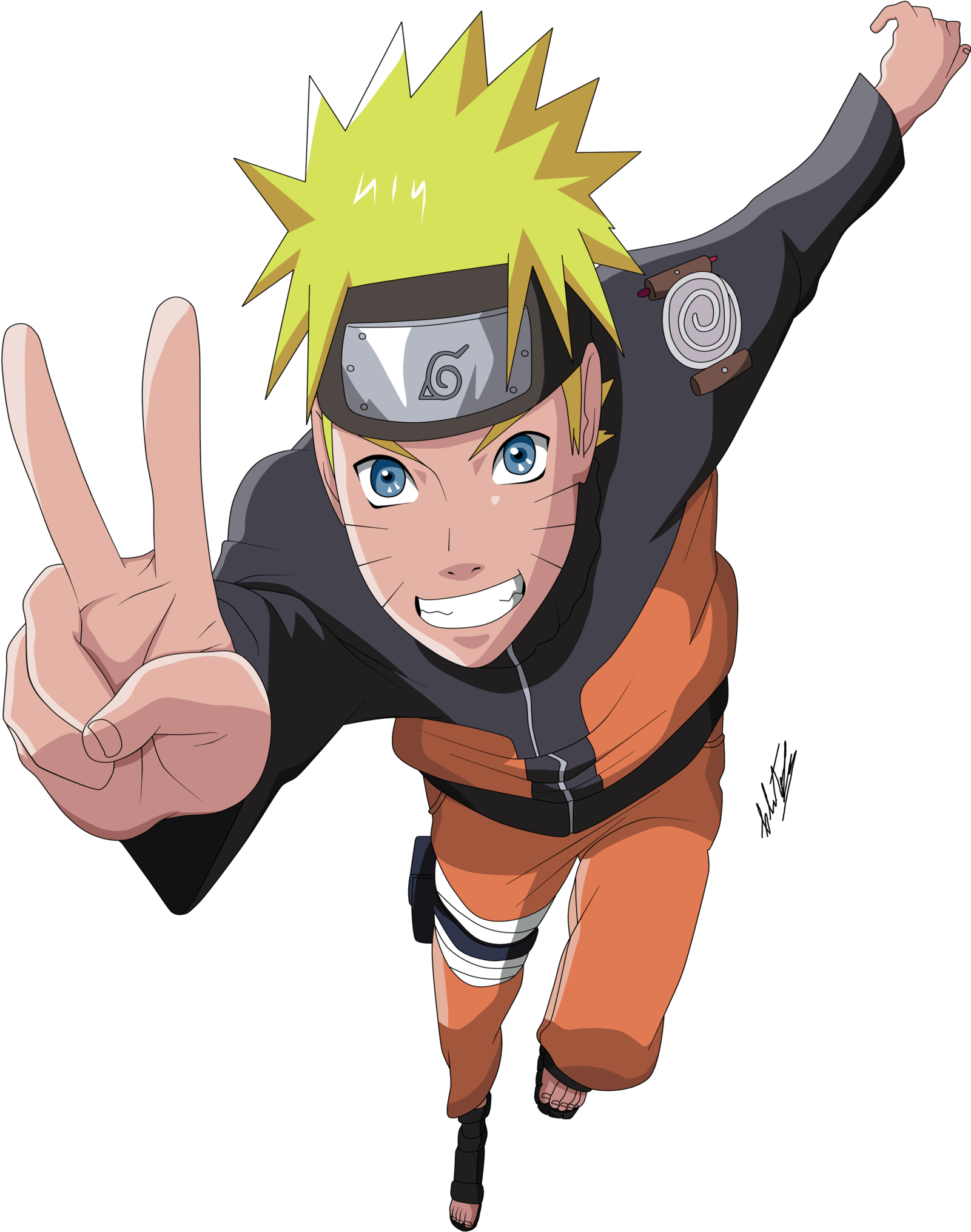 Personagens Animes Png - Naruto Png (1600x2105), Png Download