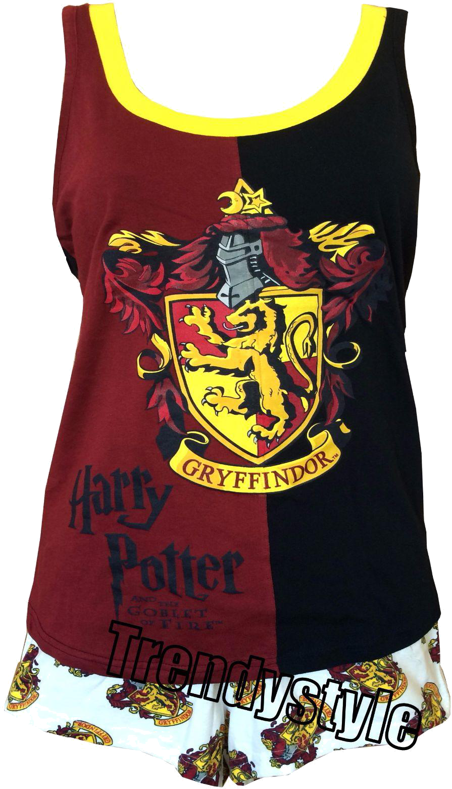 Piżamka Gryffindor - Harry Potter Cushion Printed (895x1560), Png Download
