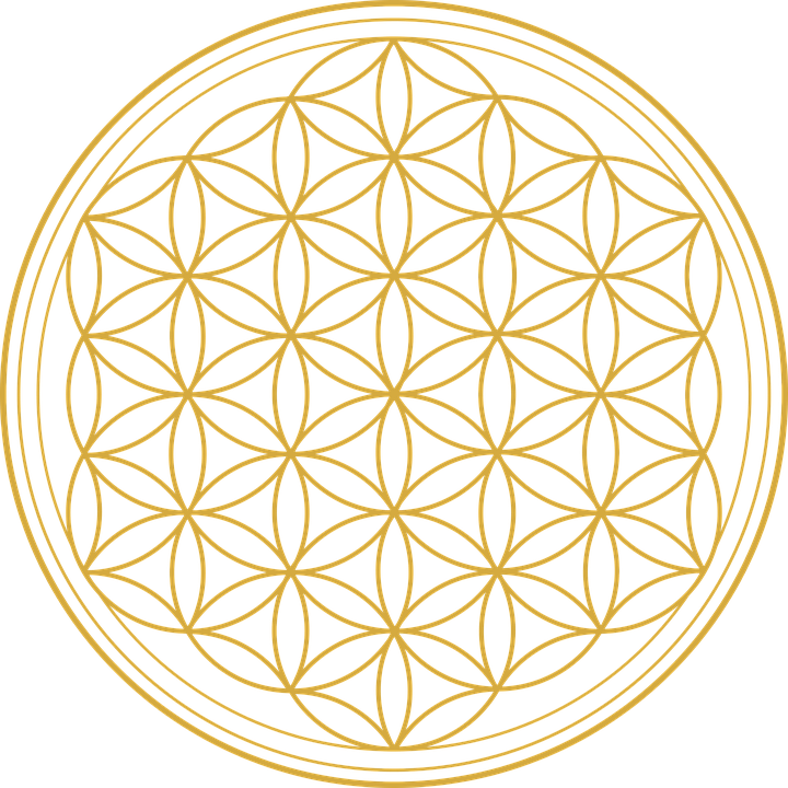 Flor De La Vida ¡significado, Origen Y Toda La Información - Blume Des Lebens Gold (720x720), Png Download