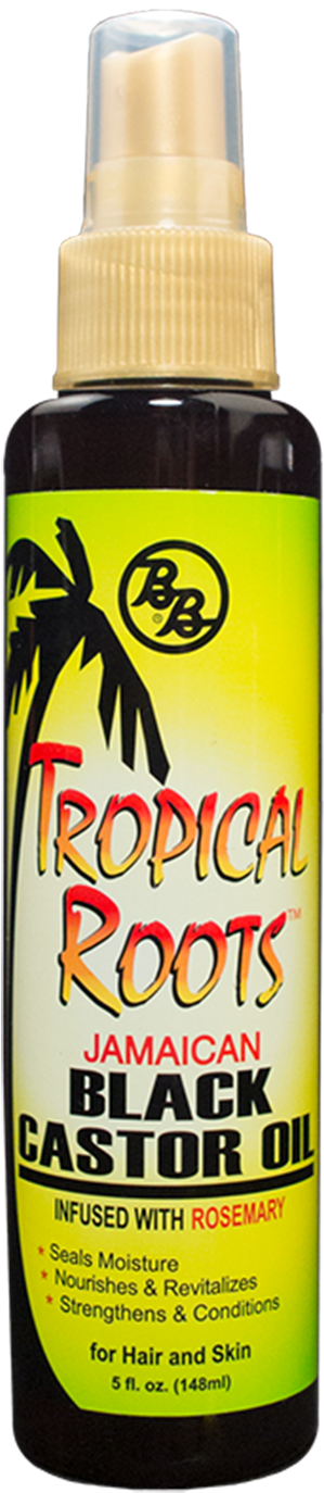 Tropical Roots Jamaican Black Castor Oil - Bb Tropical Roots Growth Oil 8oz (1115x1473), Png Download