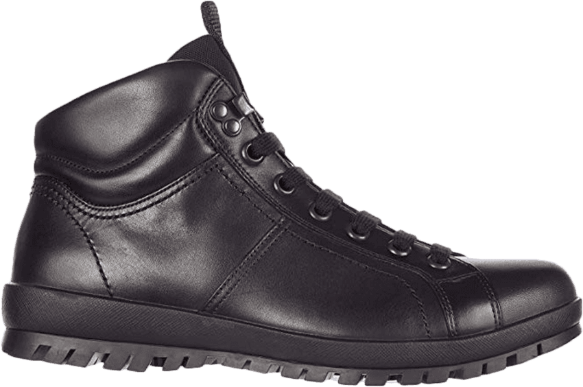 Prada Combat Boot 'black' - Adidas Adizero Crazy Light Black (850x564), Png Download