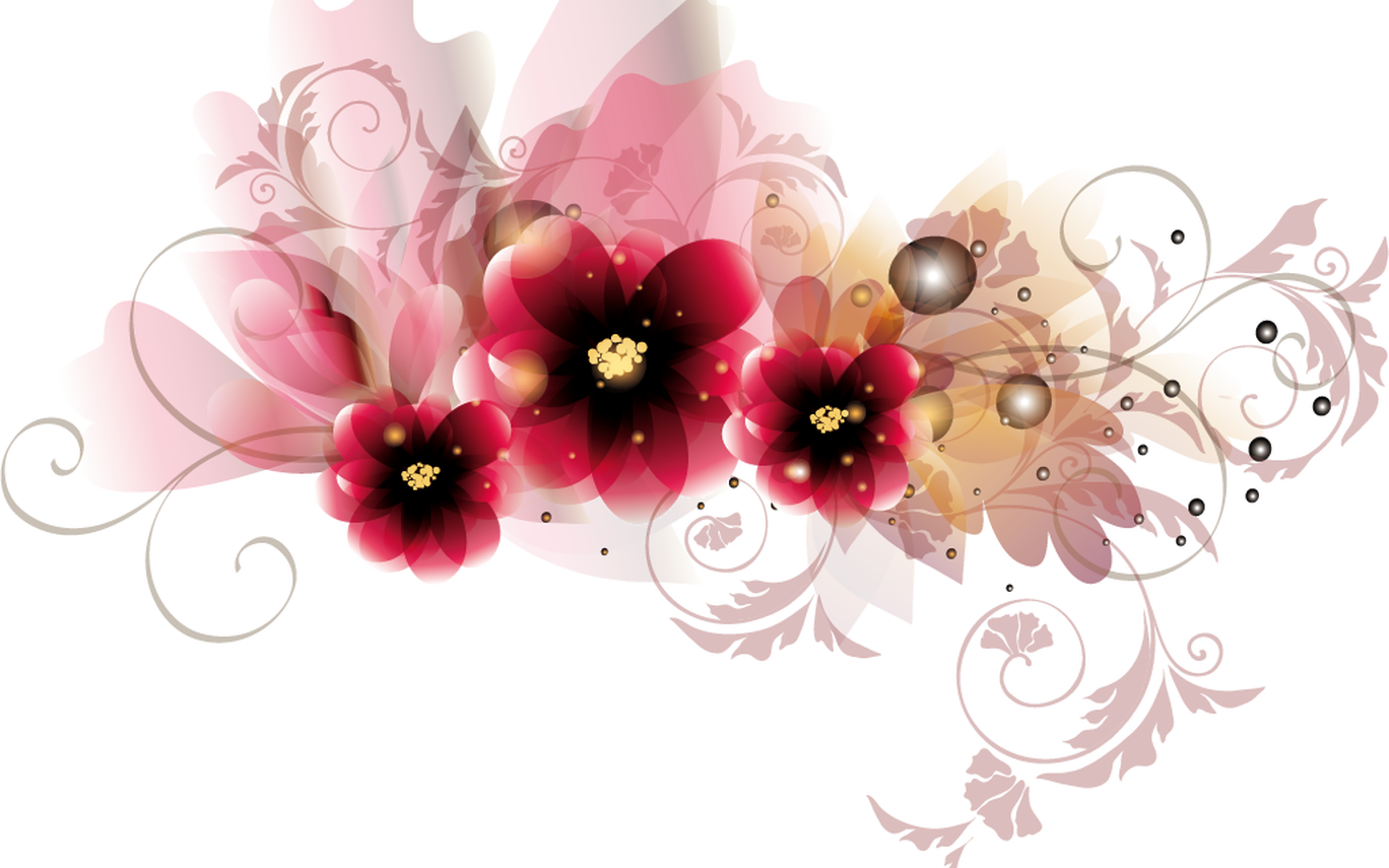 Floral Design Flower Bouquet Cut Flowers Vector Floral - Flower (1368x855), Png Download