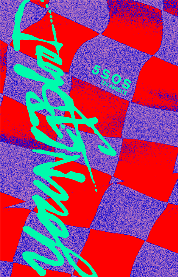 5sos Poster Los Angeles - Creative Arts (1000x1000), Png Download