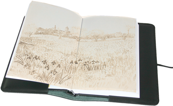 Banner Black And White Download Journal Drawing Sketchbook - Sketchbook Transparent (600x398), Png Download