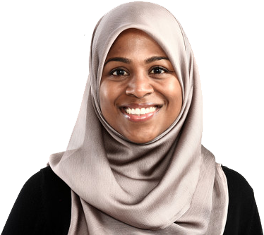 Motivating Young Girls And Women In Our Communities - Hijab Front View (500x333), Png Download