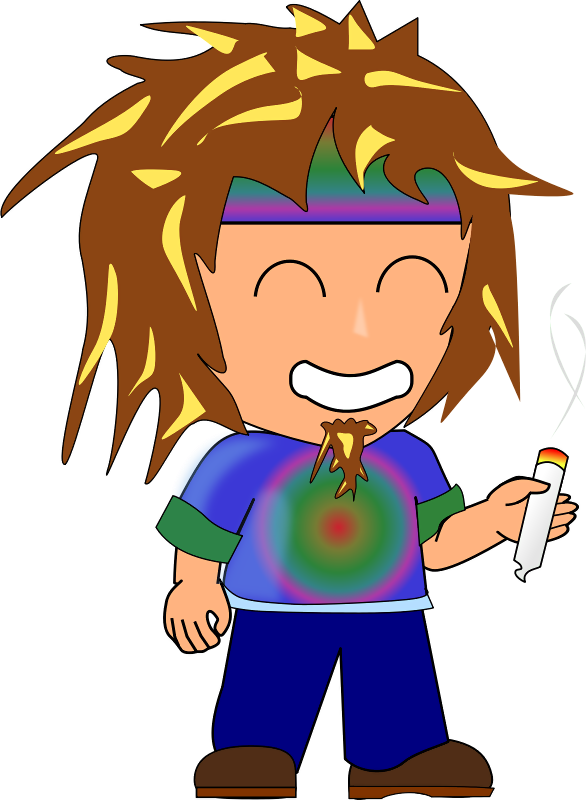 Hippie Png (586x800), Png Download