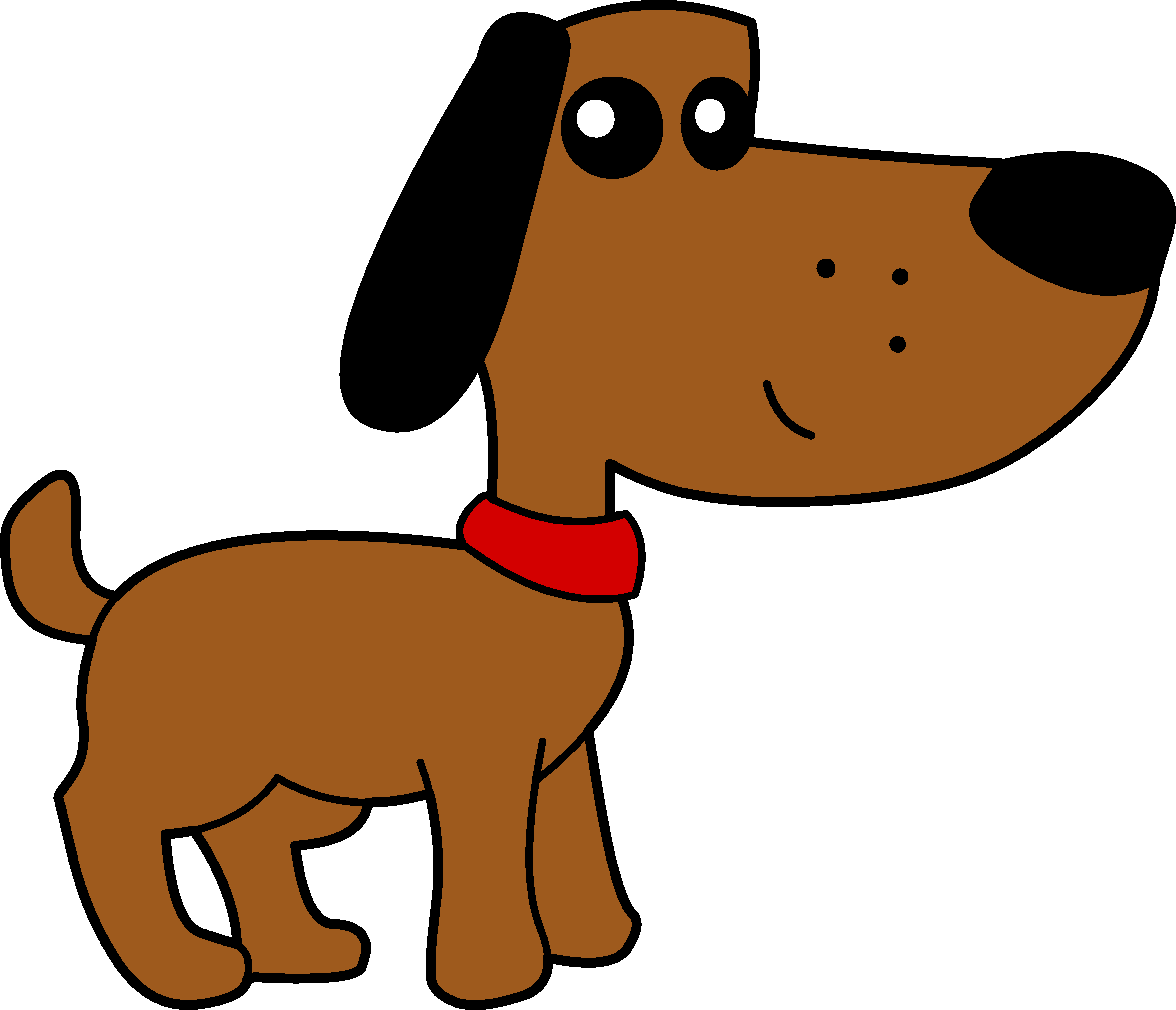 Clipart Dogs - Dog (5933x5095), Png Download