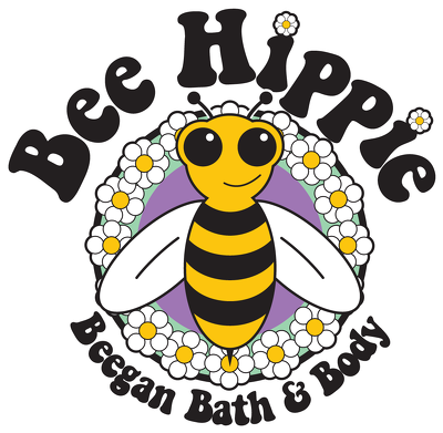 Bee Hippie Bath & Body - Hippie Bee (410x400), Png Download