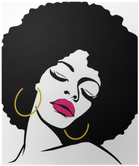 Download Download Hd Svg Royalty Free Stock Hair Woman Pop Art Afro Black History Month Art Transparent Png Image Nicepng Com
