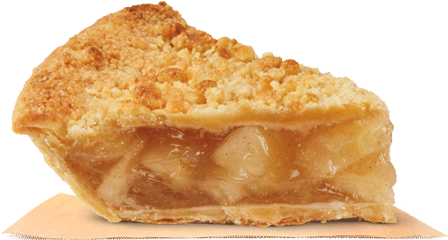 Dutch Apple Pie - Dutch Apple Pie Burger King (500x540), Png Download