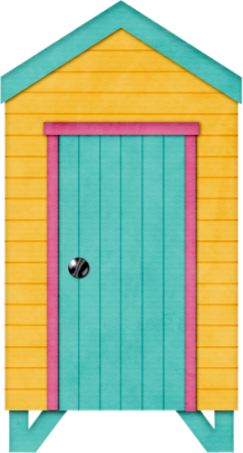 Ljs Bnf Beach Hut - Clip Art (268x500), Png Download