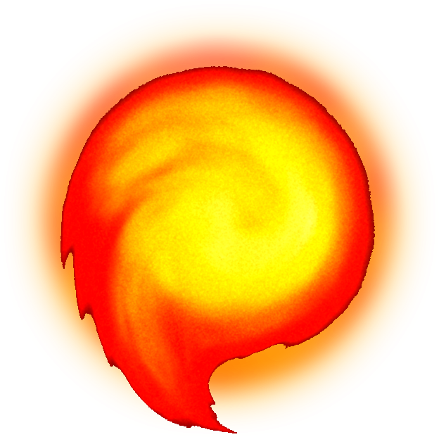 Images Of Ball Of Fire Clipart - Fire Ball Mario (800x800), Png Download