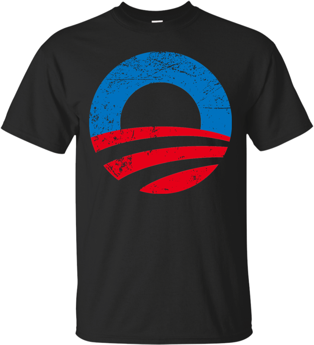 Retro Obama Logo Shirt, Hoodie, Tank - T-shirt (1155x1155), Png Download