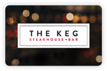 The Keg Gift Card Montlhy Prize - Keg (378x400), Png Download