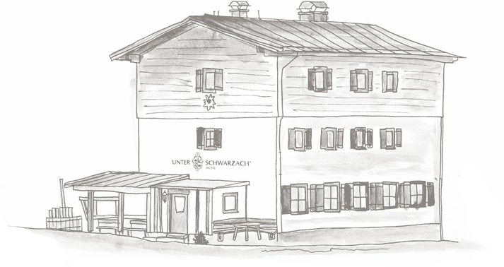 Skizze Selbstversorgerhütte In Saalbach Hinterglemm - Sketch (713x378), Png Download