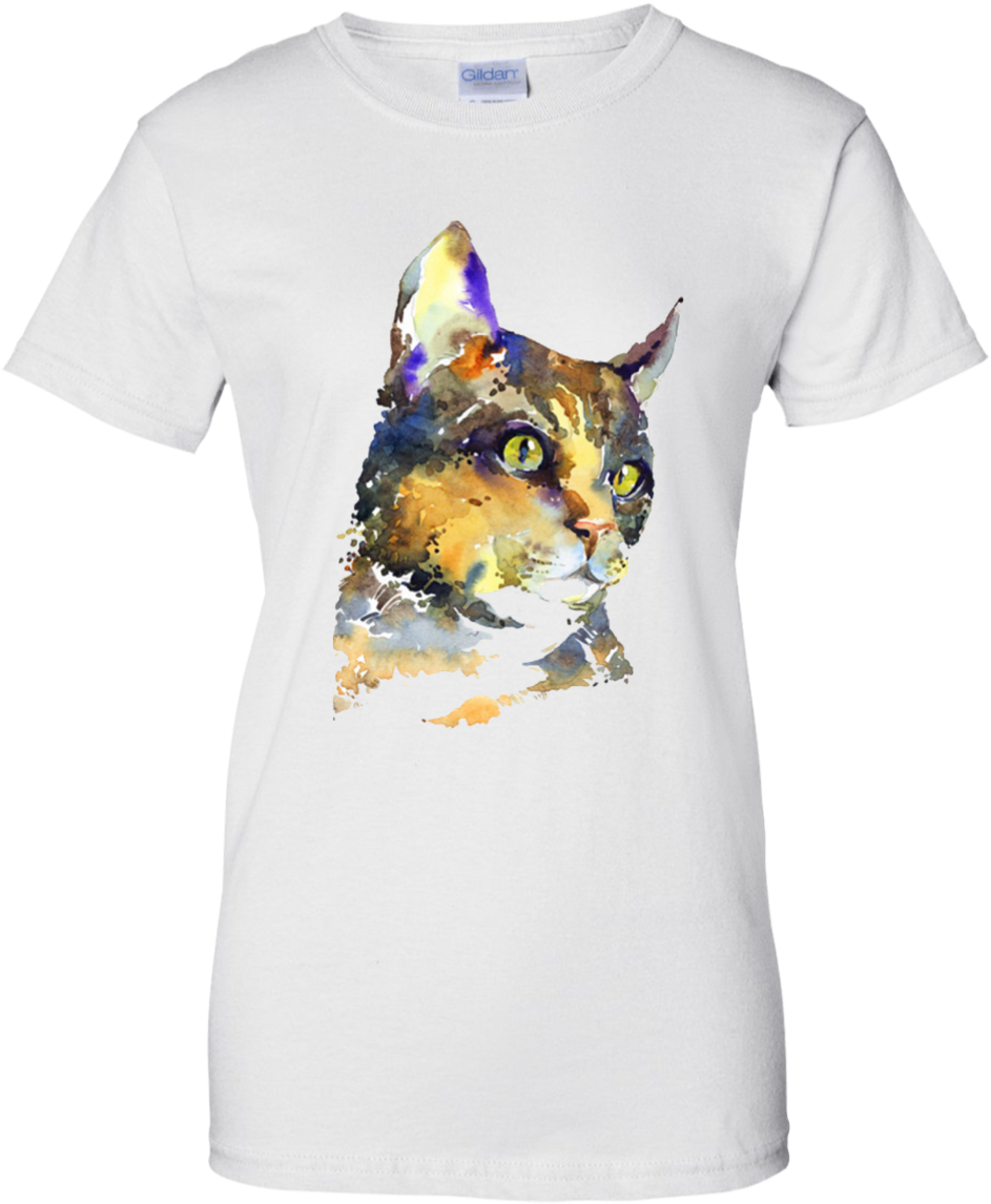 Watercolor Cat Inspiration Tee - Funny Star Wars Han Solo And Chewbacca (1155x1155), Png Download