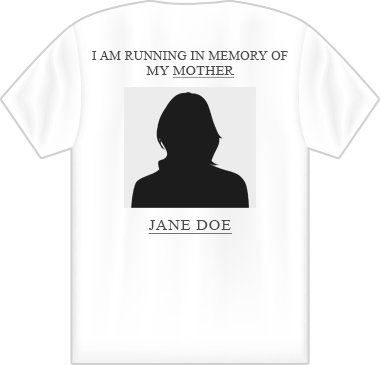 Run For Hope T-shirt Template - Silhouette (380x365), Png Download