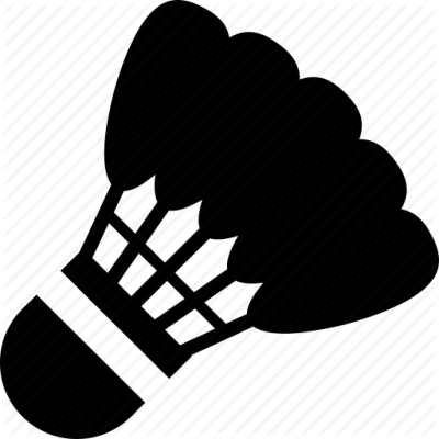 Badminton, Game, Net, Shuttlecock, Sport, Sports Icon - Badminton Icon Png Black (400x400), Png Download