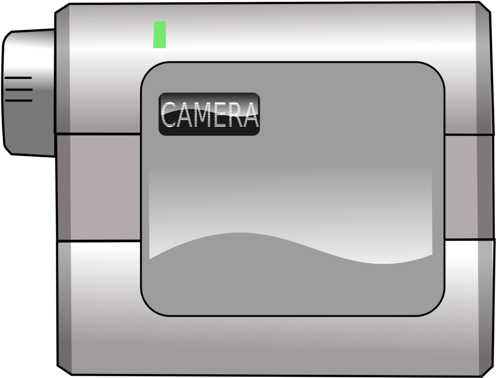 Video Camera Clipart Video Cameras Clip Art - Camcorder (900x686), Png Download