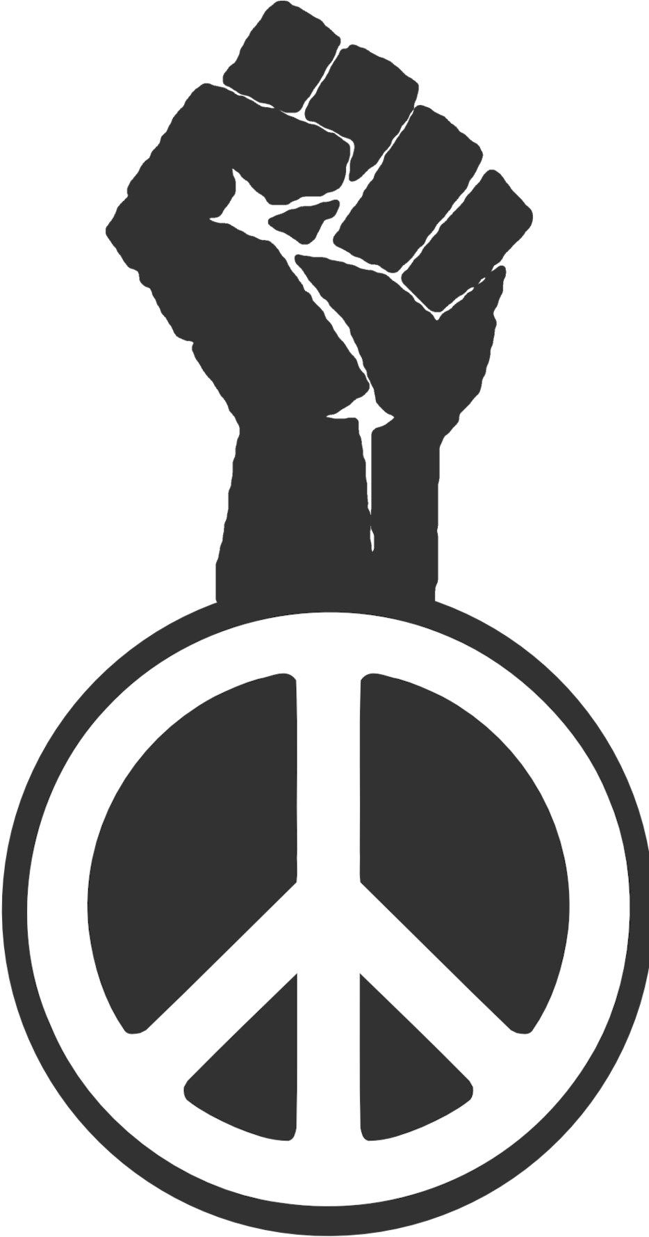 Jpg Free Stock Incredible Ideas Pencil And In Color - Symbols For Black Power (949x1786), Png Download