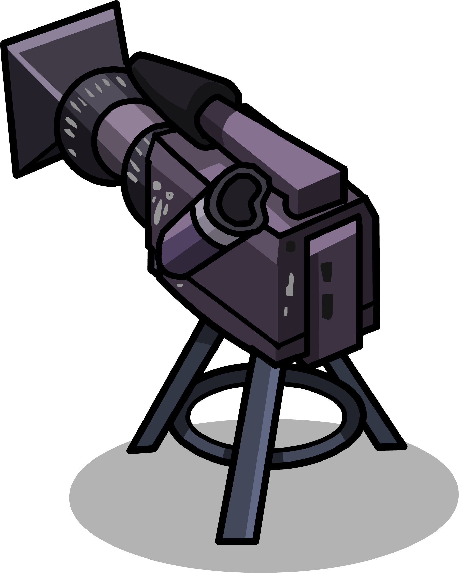 Video Camera Clipart Png - Club Penguin Video Camera (1804x2251), Png Download