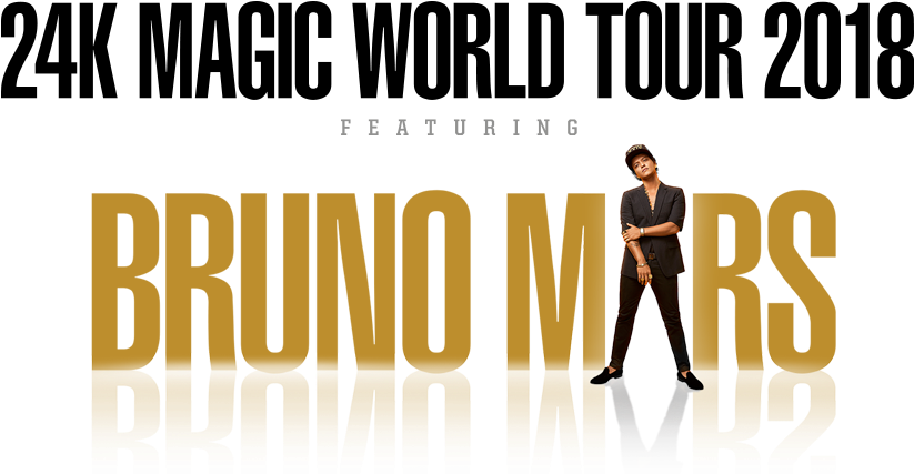 All - Bruno Mars 24k Magic World Tour Dates 2017 Concert (844x434), Png Download