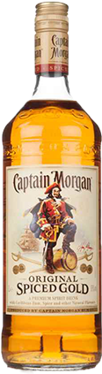 Captain Morgan Spiced 360675 L Large - Captain Morgan Original Spiced Gold 1l Rum Spirit (425x425), Png Download
