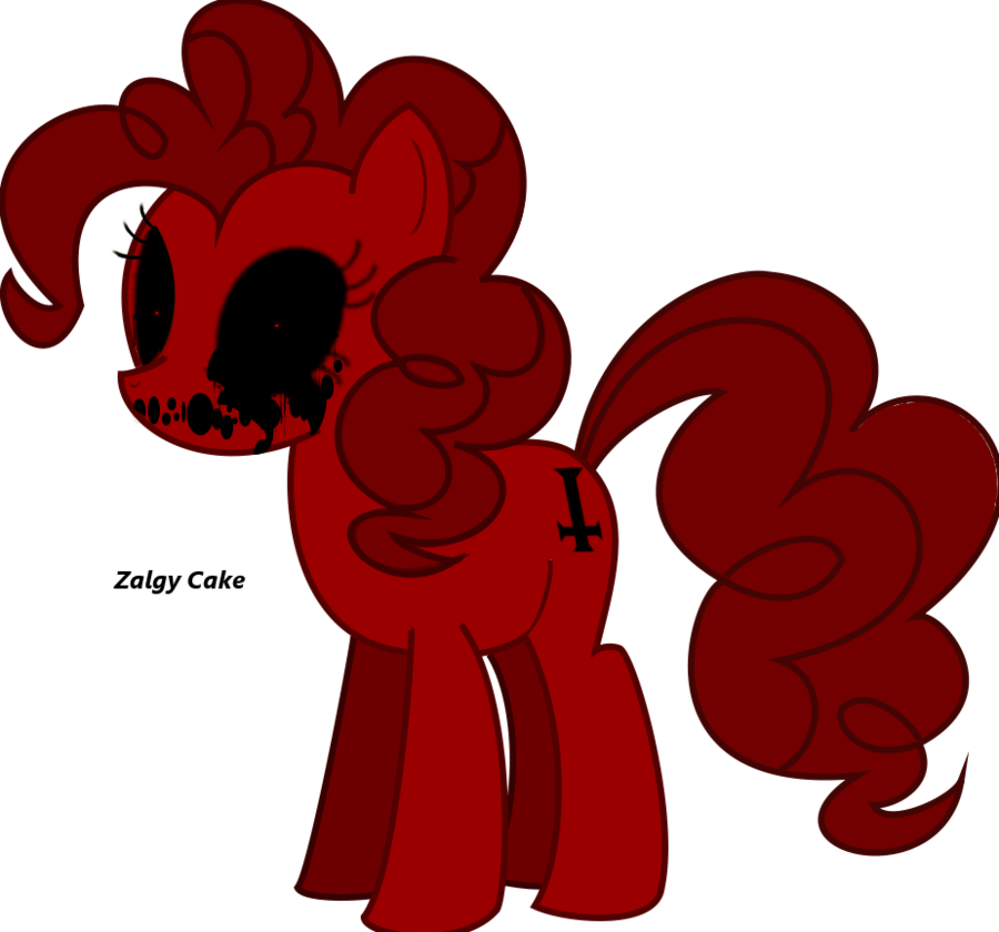 Zalgy Cake - My Little Pony Pinkie Pie Silhouette (900x840), Png Download