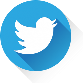 White Twitter Icon Png Png Images - Twitter Logo Rund (400x400), Png Download