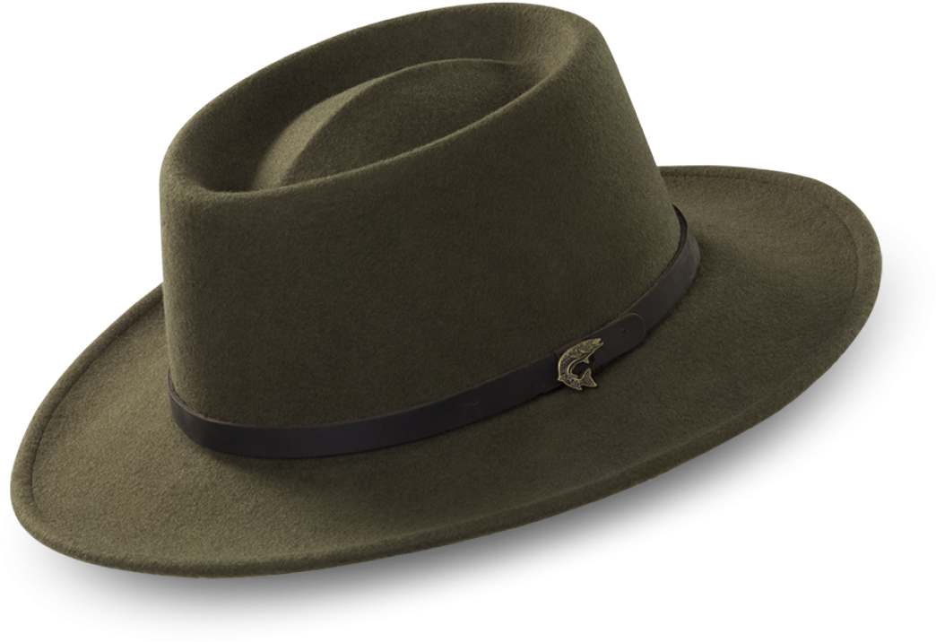 Open Crown Fedora - Felt (1120x1120), Png Download